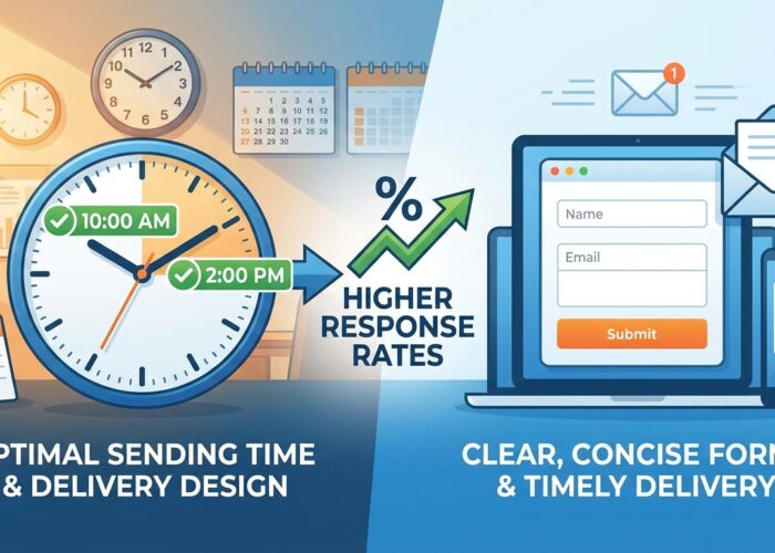 フォーム営業の返信率を上げる送信時間帯と配信設計の最適解