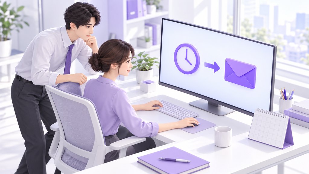送信時間を指定できるツールで、配信設計を続ける